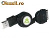 Cablu conector retractabil pentru iPhone