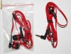 Casti Red / Rosu 3.5mm PC MP3 MP4 CD Player PSP PDA NOU!!