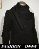 Palton barbatesc casual B104 Negru