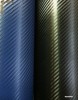 Folie carbon 3D groasa. 50 x 127 cm  Albastru, Alb. Exepeditie in tuburi rigide.