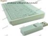 Mini tastatura fara fir,tastatura wireless (2.4 GHz), 56 taste, USB-4516