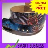CUREA DIN PIELE ED HARDY - ALBASTRA