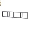Etajera cd/dvd Ikea - set 2 piese, albe