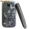 * Husa Gel TPU TRANSPARENTA FLORI + Folie GRATIS * LG OPTIMUS ONE P500