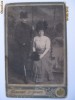 FOTOGRAFIE PE CARTON  CU OFITER DIN ANUL 1908