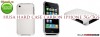 HUSA ALBA WHITE PEARL CARBON HARD CASE IPHONE 3G 3GS - TRANSPORT GRATUIT