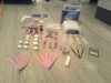 SET KIT UNGHII CU GEL MANICHIURA UNGHII FALSE:LAMPA UV 36W+10 GELURI+ACCESORII