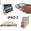 Husa / Coperta model STAND piele alba ECO Apple iPAD 2 iPAD2 16GB 32GB