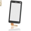 Touchscreen touch screen digitizer geam sticla  Nokia N8 gri Originala cu carcasa fata