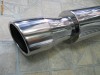 toba sport din inox cu ornamet rotund si tesit recomandat pentru motorizarti mici