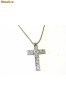 F188 COLIER ARGINT -CRUCE DIN TARA SFANTA