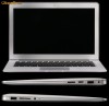 Super Slim - Light - i3-2350M 2.3Ghz, 4, 320, LiPol battery, 13.3 LED, Alloy Case. Nou