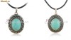 Pandantiv cu turquoise placat cu argint