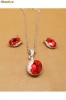 Set Red Crystals