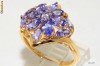 inel aur 14K cu tanzanite superb