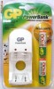 Incarcator GP Powerbank cu 2 acumulatori AA 2100mah, GPPB360GS210-C2-BL1