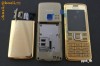CARCASA NOKIA 6300 GOLD,COMPLETA:FATA,SPATE,MIJLOC,TASTATURA,BUTOANE,FOLIE,NOKIA 6300,FULL+++