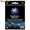 PLAYSTATION NETWORK PSN CARD INSTANT CODE 20$ USD