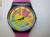 CEAS SWATCH PLASTIC SWISS MADE- IMPECABIL   -  original elvetian