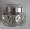 Gel colorat cu sclipici mare uv 8 gr pentru constructie unghii false, lampa uv, geluri colorate, nail art, Nr. 1 Argintiu