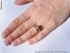 Set Verigheta + Inel logodna aur 14K, 5.5g, DIAMANT PRINTESA de 1/2ct si 18 BRILIANTE !!