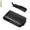 NOU - Husa, din piele, cu clip rotativ compatibila cu Apple iPhone 2G, 3G si 3GS!