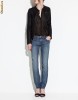 Geaca imitatie piele Zara, Marime L