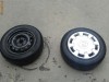 Set jante opel de tabla 14 inch, echipate cu cauciucuri continental de vara, capace opel