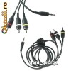 CABLU VIDEO B7610 OmniaPRO, I8000 Omnia II, i8510 INNOV8, I8910 HD Gold Edition, i8910 Omnia HD I9000 GALAXY S ETC CABLU AUDIO VIDEO TV OUT MUFA 3.5MM