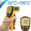 Termometru -50.C ... 700.C laser infrarosu PROFESIONIST digital reglare EMS emisivitate ecran lcd electronic ir masurat temperatura