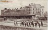 Gara Itcani Suceava Bucovina Animata aprox 1914