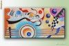 Concert de pian - tablou living - tablou ulei pe panza (120x60cm)