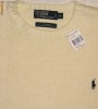 Pulover RALPH LAUREN, alb culoarea untului, masura L, 100% bumbac