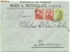 Plic circulat Craiova-Timisoara 1913