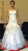 Rochie de mireasa tip sirena, alba din organza.Masura 38-40.