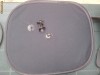 Set 2 parasolare geamuri laterale negre cu ventuza