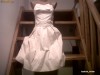 Rochie fildes umerii goi corset cu balene de sustinere si fusta ampla masuri 10, 12, 14, 16