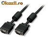 Cablu vga d-sub 15T m-m 5 metri calculator prelungitor monitor pc svga