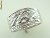 Inel designer aur 10K, 4.5g, montura deosebita cu 1.5 carate DIAMANTE !!