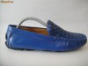 MOCASINI  BOTTEGA  VENETA  BLUE DIN PIELE