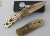 Briceag Boker cu finisaj aurit-replica