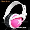 Casti audio IPOD MP3 MP4 reglabile roz FASHION STAR PINK