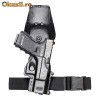 Toc de pistol cu modul patrat pentru centura si curea cu catarama pentru picior