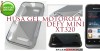HUSA GRI SMOKE GEL - SILICON MOTOROLA XT320 DEFY MINI - TRANSPORT GRATUIT