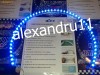 Banda silicon Tuning auto 48 cm cu 48 leduri lumini SMD  albastre din silicon flexibil   Pret 40 lei. (2 buc 70 ron)