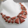Colier argint cu pietre naturale de sunstone. Superb !