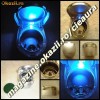 SCRUMIERA LUMINATA de NOAPTE / INTUNERIC cu LED ALBASTRU GLOW in the DARK SCRUMIERE