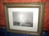Whalers- Vanatorii de balene, foto dupa lucrare celebra- autor J.M.W. TURNER, Pinxt, R. Brandard sculpt cu rama deosebita din lemn