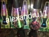 Veioza Lampa fulgere Craciun disco bar plasma la atingere fulgerele se concentreaza spre zonele atinse, doua modele 220V 8W 38/10cm  Pret 60 lei