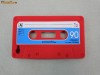 Carcasa / Husa / Bumper protectie iPhone 4G / 4GS silicon model CASETA AUDIO ROSIE !!